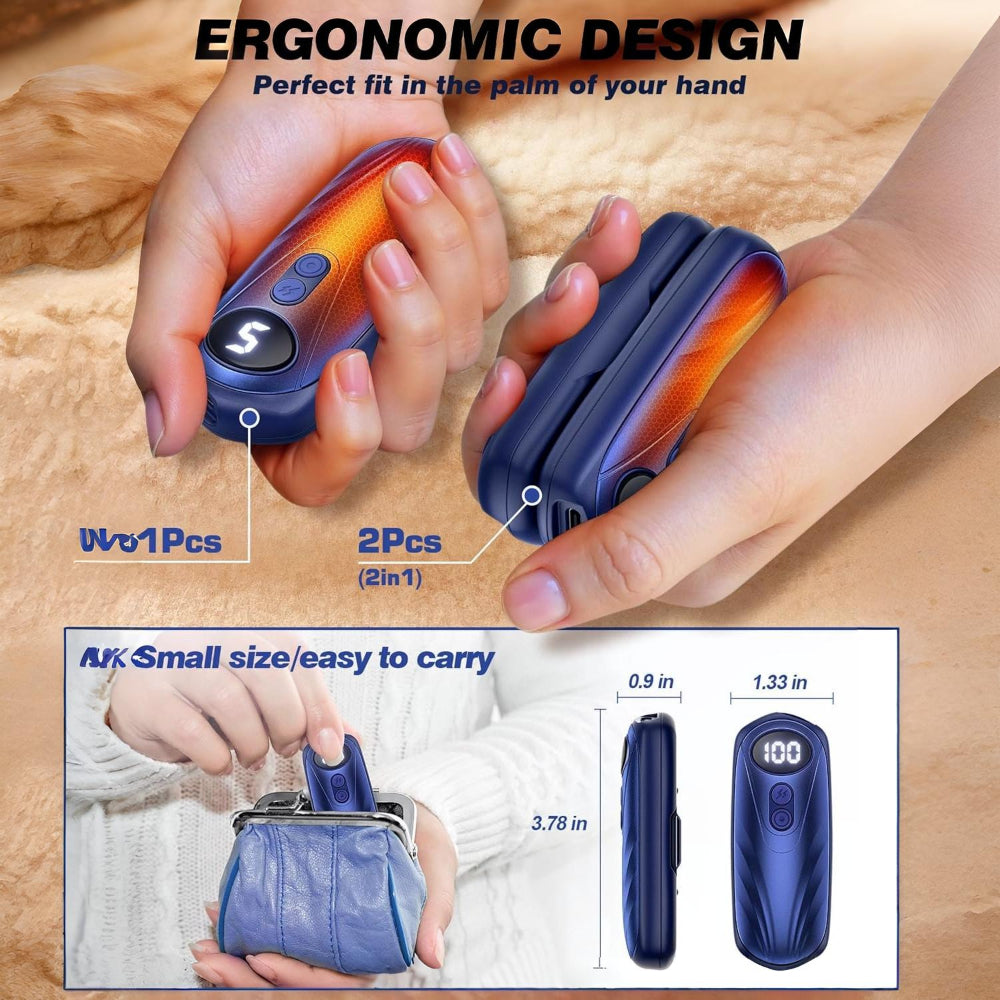 Hand Warmers Rechargeable LED Pocket Heater