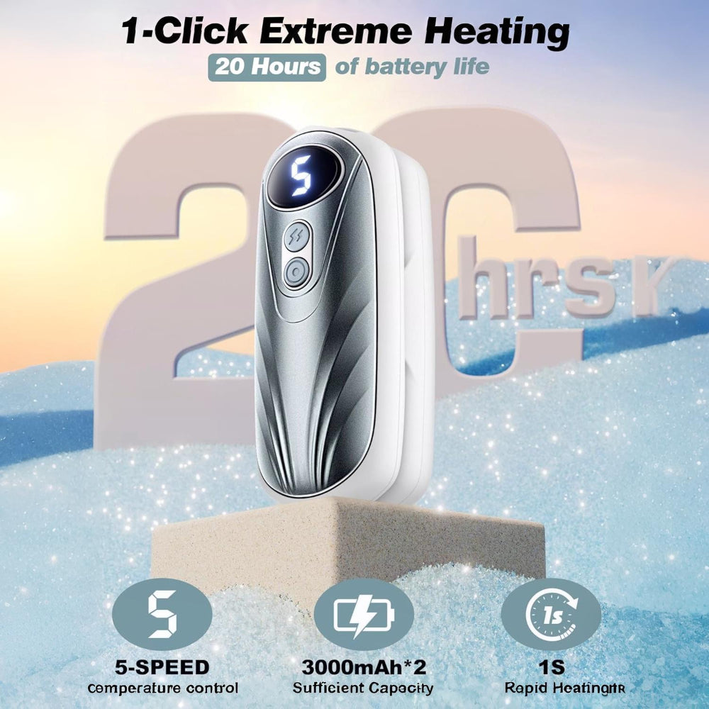 Hand Warmers Rechargeable LED Pocket Heater