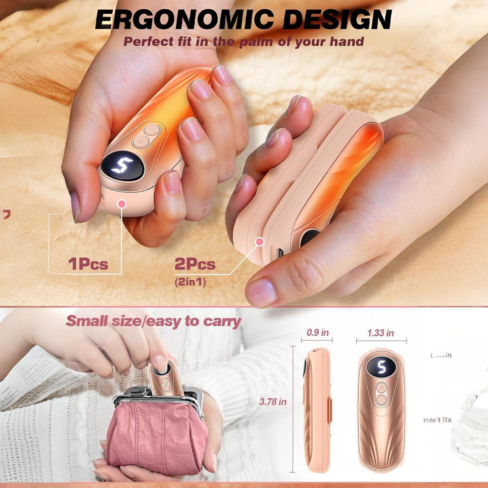 Hand Warmers Rechargeable LED Pocket Heater