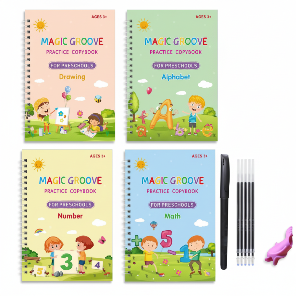 Handwriting Practice Workbook Set Kids