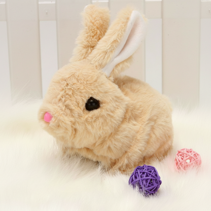 Realistic Plush Bunny Toy Interactive