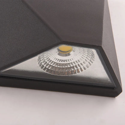 Modern Black LED Wall Light 5W Waterproof