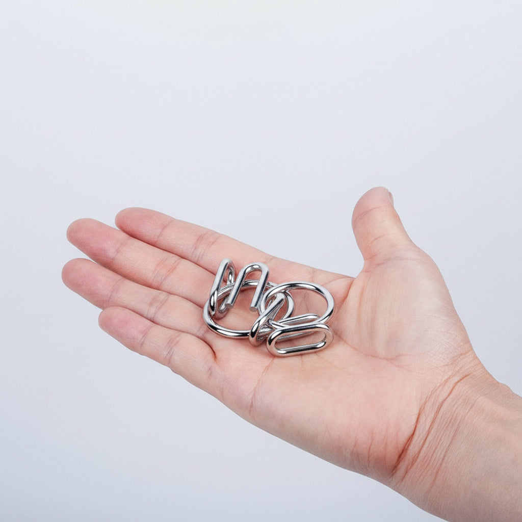 Puzzle Toys Metal Brain Teaser Logic Game