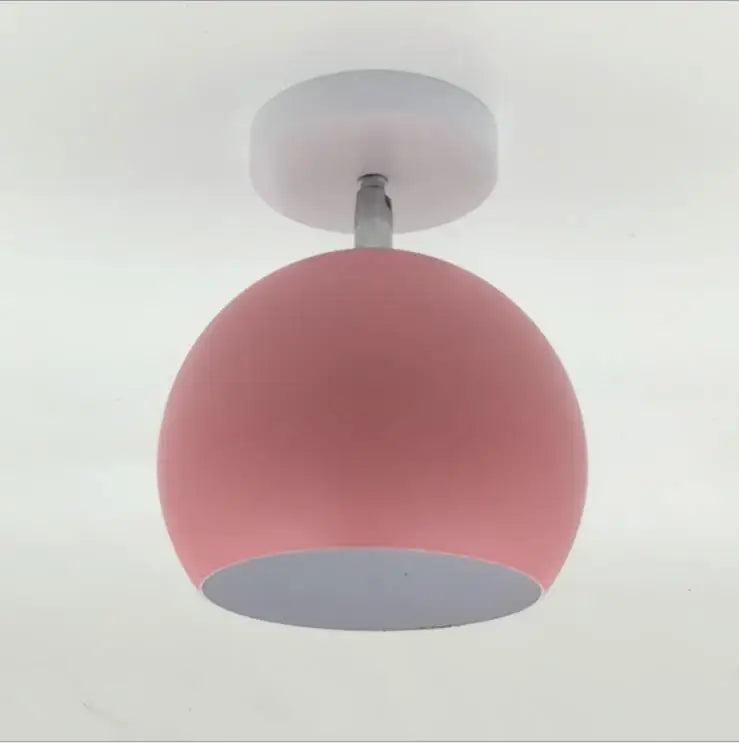 Nordic Macaron Ceiling Light Modern Round