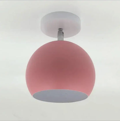 Nordic Macaron Ceiling Light Modern Round