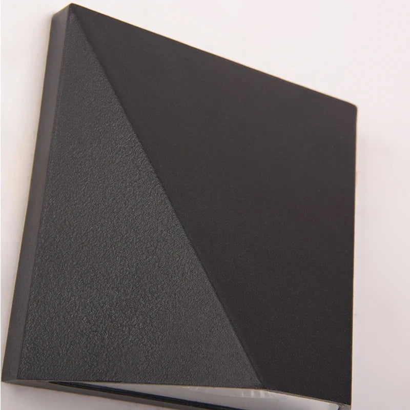 Modern Black LED Wall Light 5W Waterproof