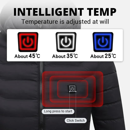 Heated Winter Gear Jacket Outdoor Warming
