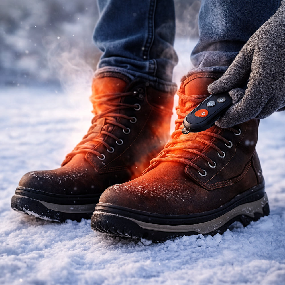 Heated Winter Shoe Insoles Wireless Electric
