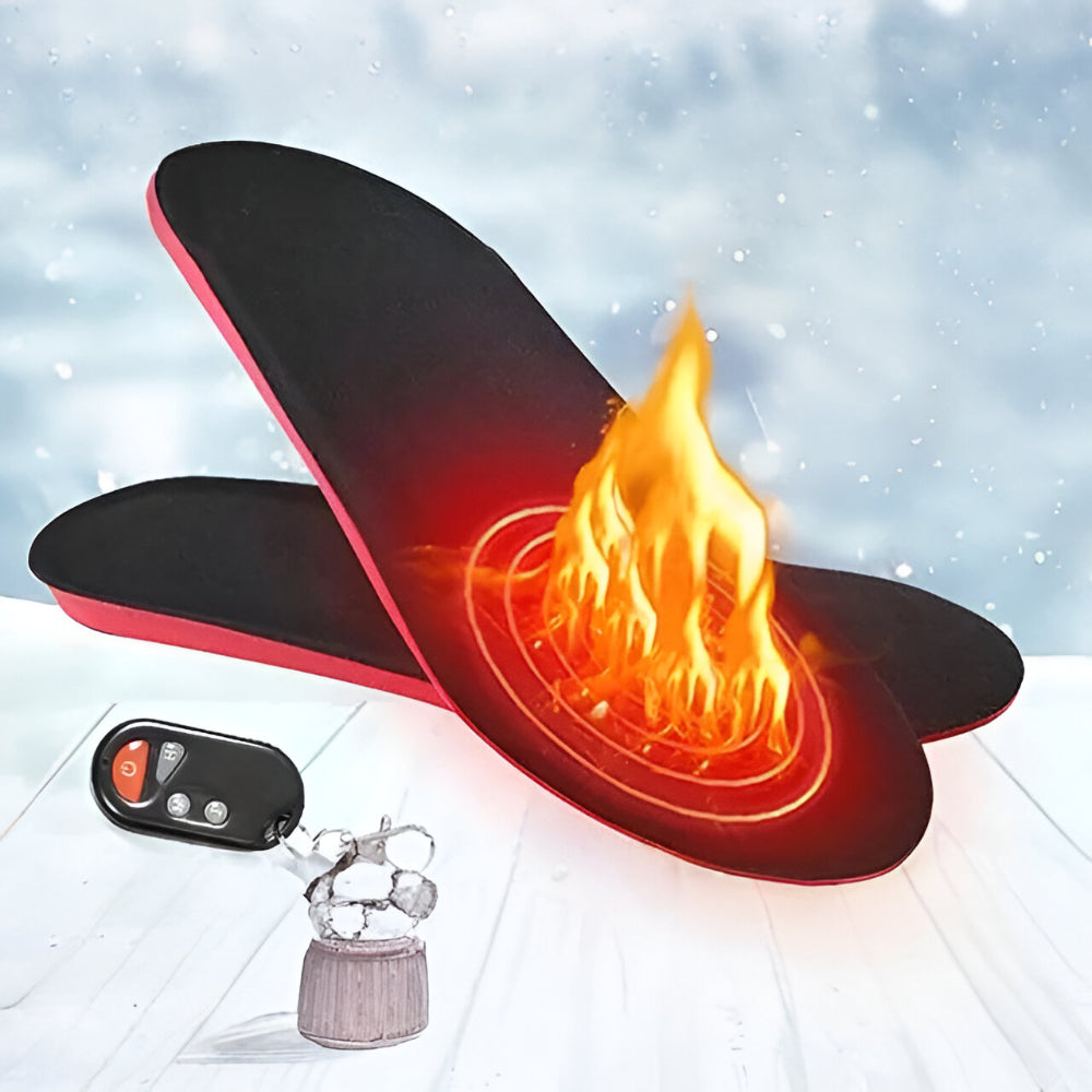 Heated Winter Shoe Insoles Wireless Electric