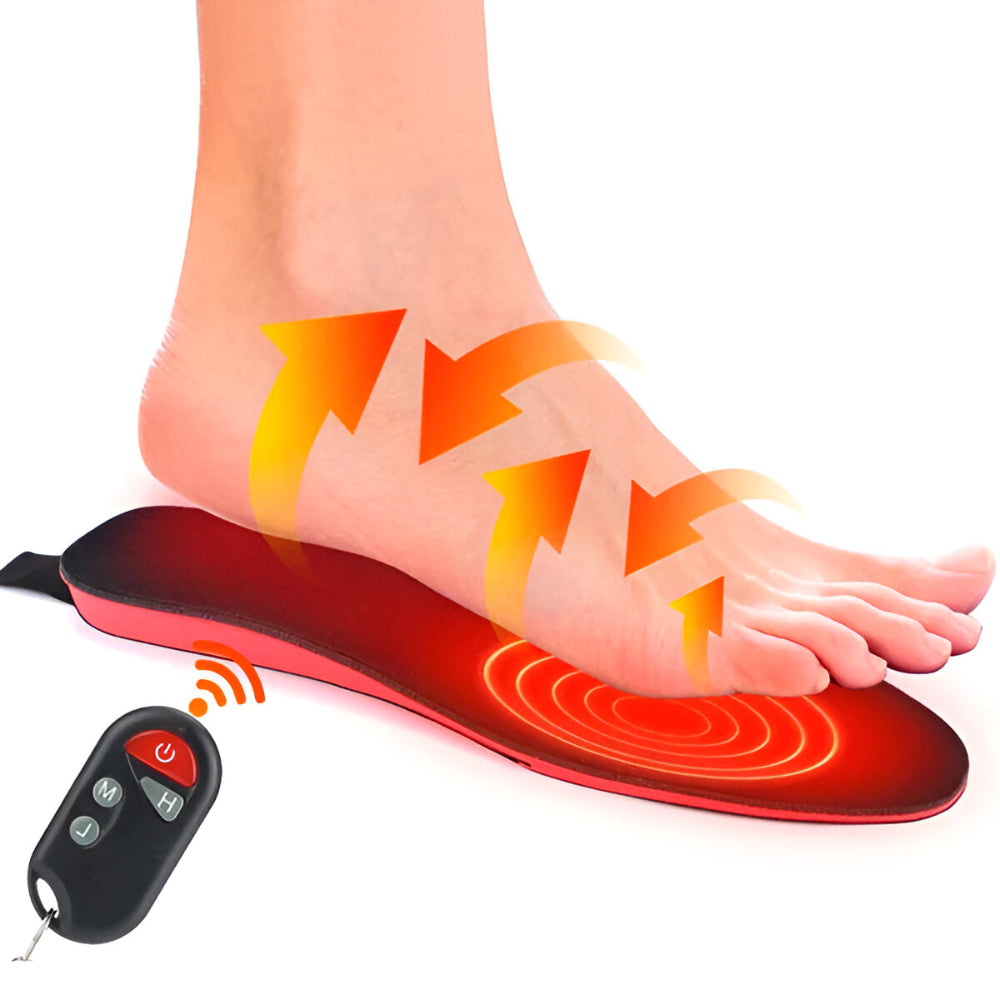 Heated Winter Shoe Insoles Wireless Electric