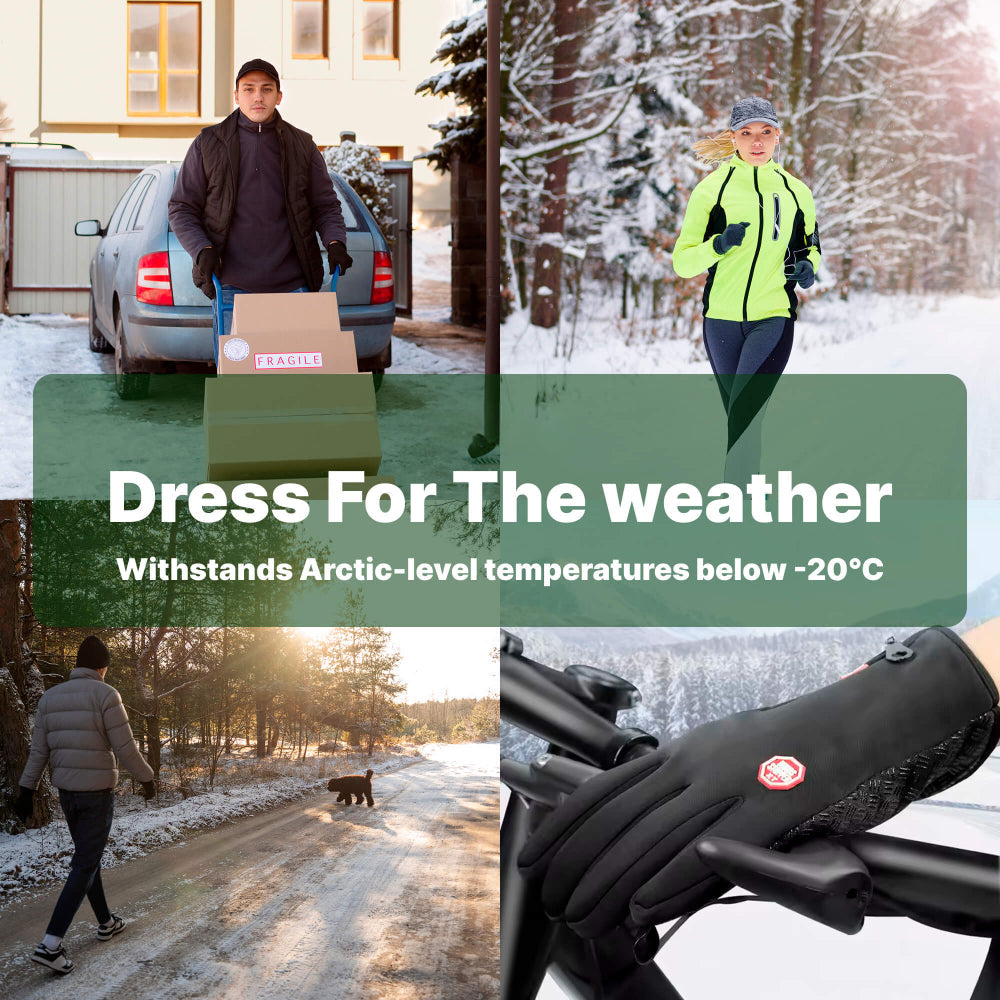 Winter Thermal Heated Gloves Touchscreen