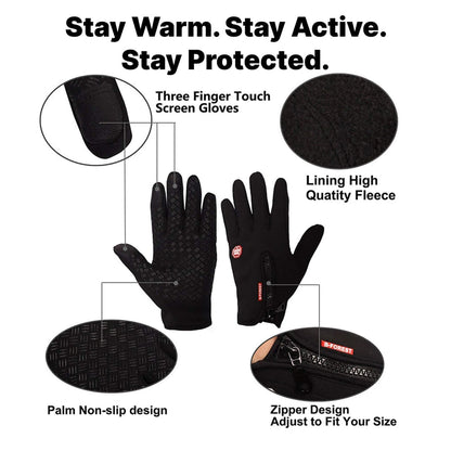Winter Gloves Thermal Touchscreen Outdoor
