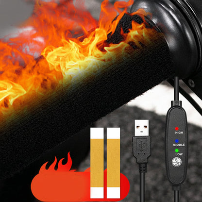 Heated Handlebar Grips Motorcycles USB