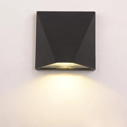 Modern Black LED Wall Light 5W Waterproof