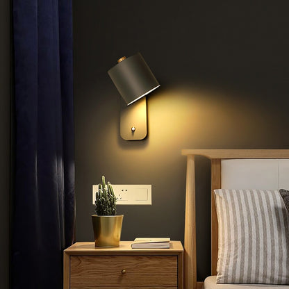 Modern LED Wall Lamp With Switch Interior