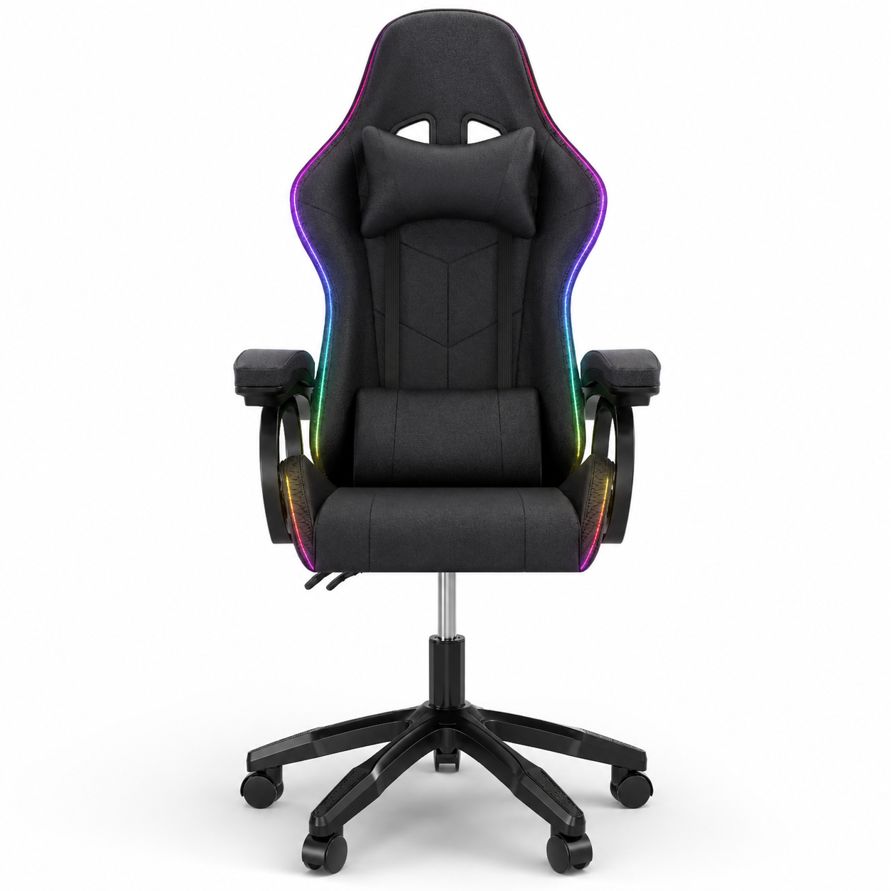 High Back Gaming Chair RGB Recline Headrest