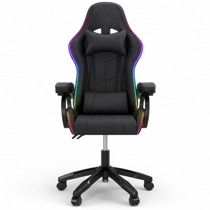 High Back Gaming Chair RGB Recline Headrest