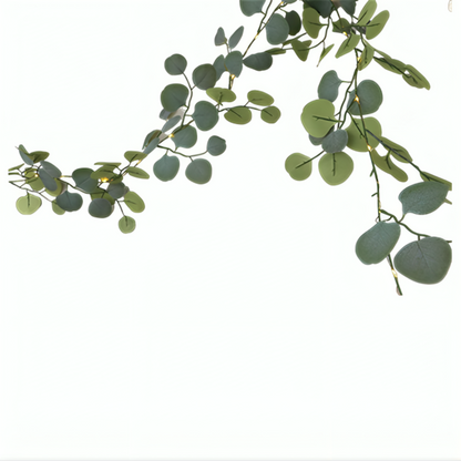 Home Decor LED Garland Eucalyptus Rattan