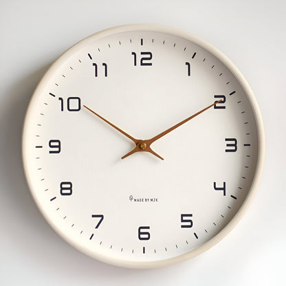 Nordic Wall Clock Minimalist Wood Frame
