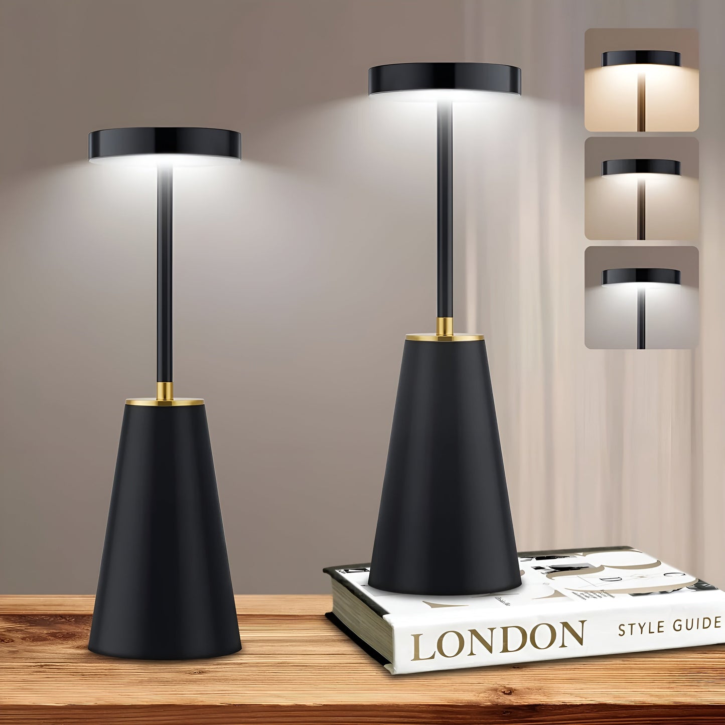 Sleek Lamp Wireless Rechargeable Table Lamp