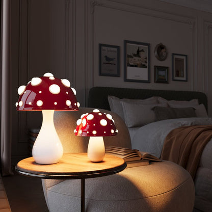 LED Mushroom Table Lamp Modern Amanita
