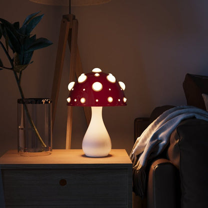 LED Mushroom Table Lamp Modern Amanita