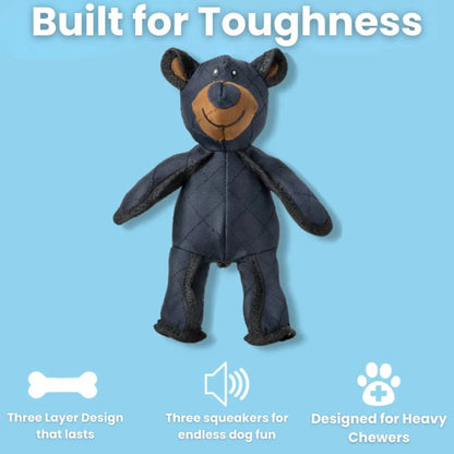 Dog Chew Toy Durable Plush Bear Shape