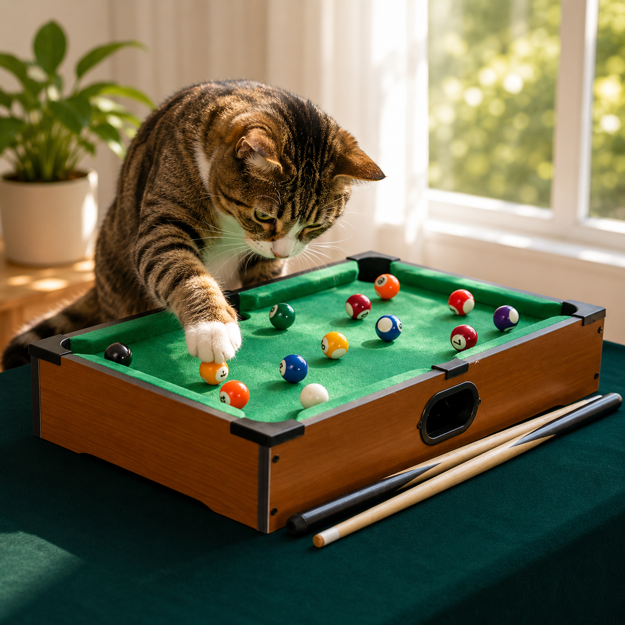 Interactive Cat Toy Billiard Kitten Indoor
