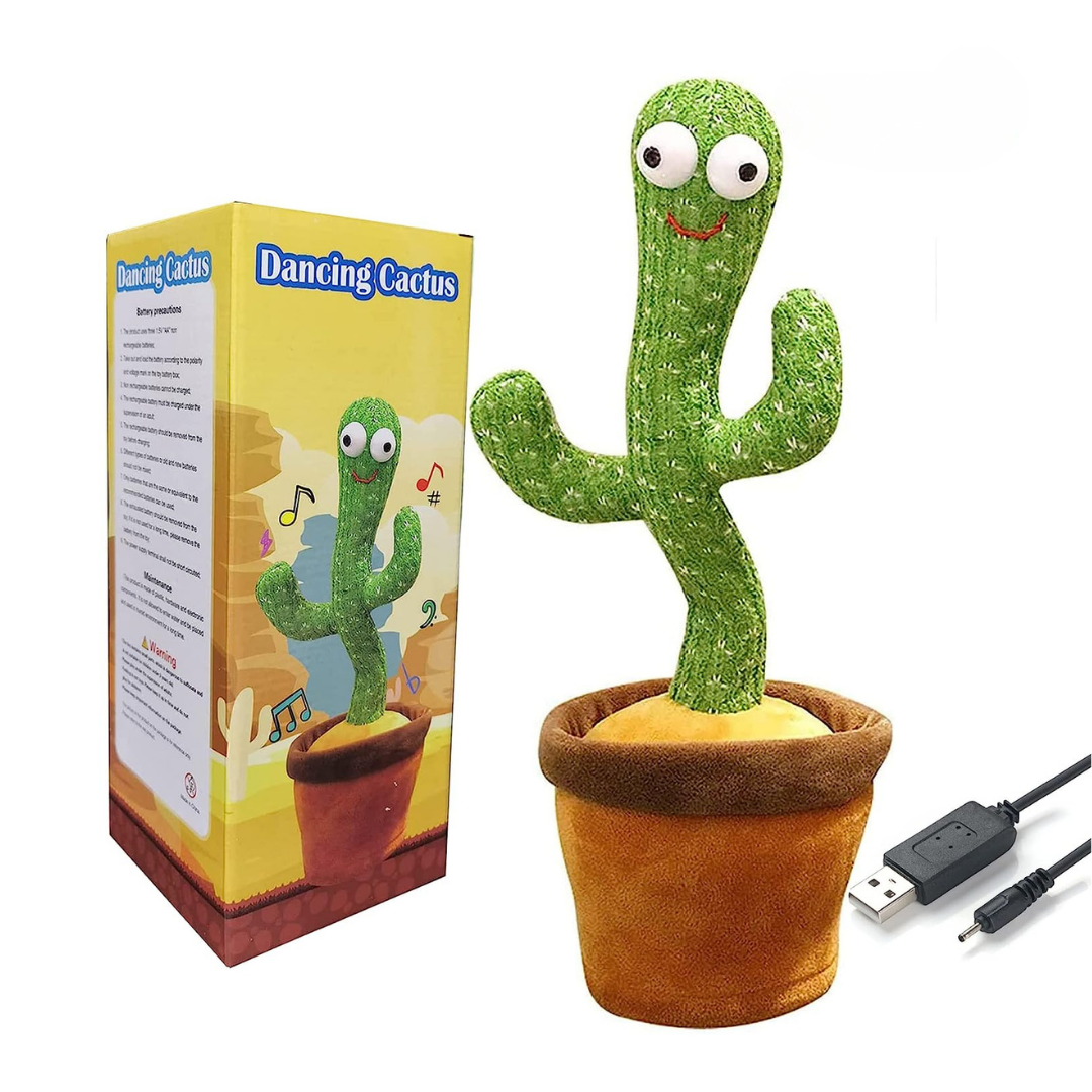 Interactive Toy Dancing Talking Cactus Toy