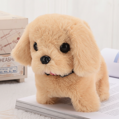 Interactive Dog Toy Plush Puppy Walking
