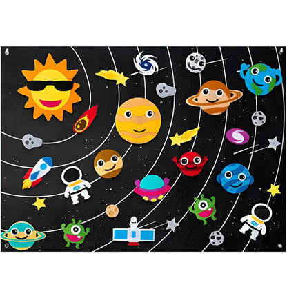 Wall Art Felt Board Interactive Kids