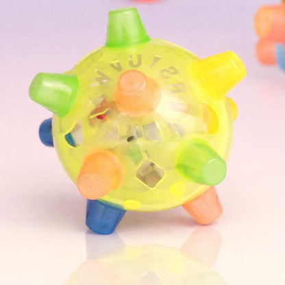 Dog Toy LED Bouncing Interactive Plastic