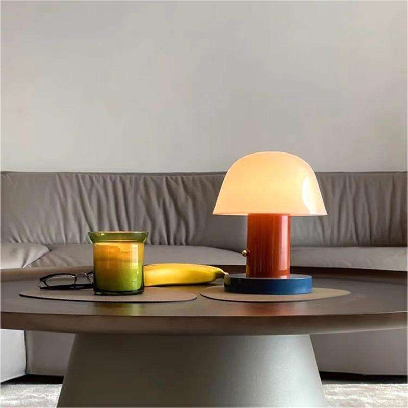 Mushroom Table Lamp Modern Rechargeable LED