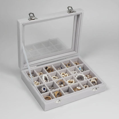 Jewelry Organizer Mothers Day Velvet Storage