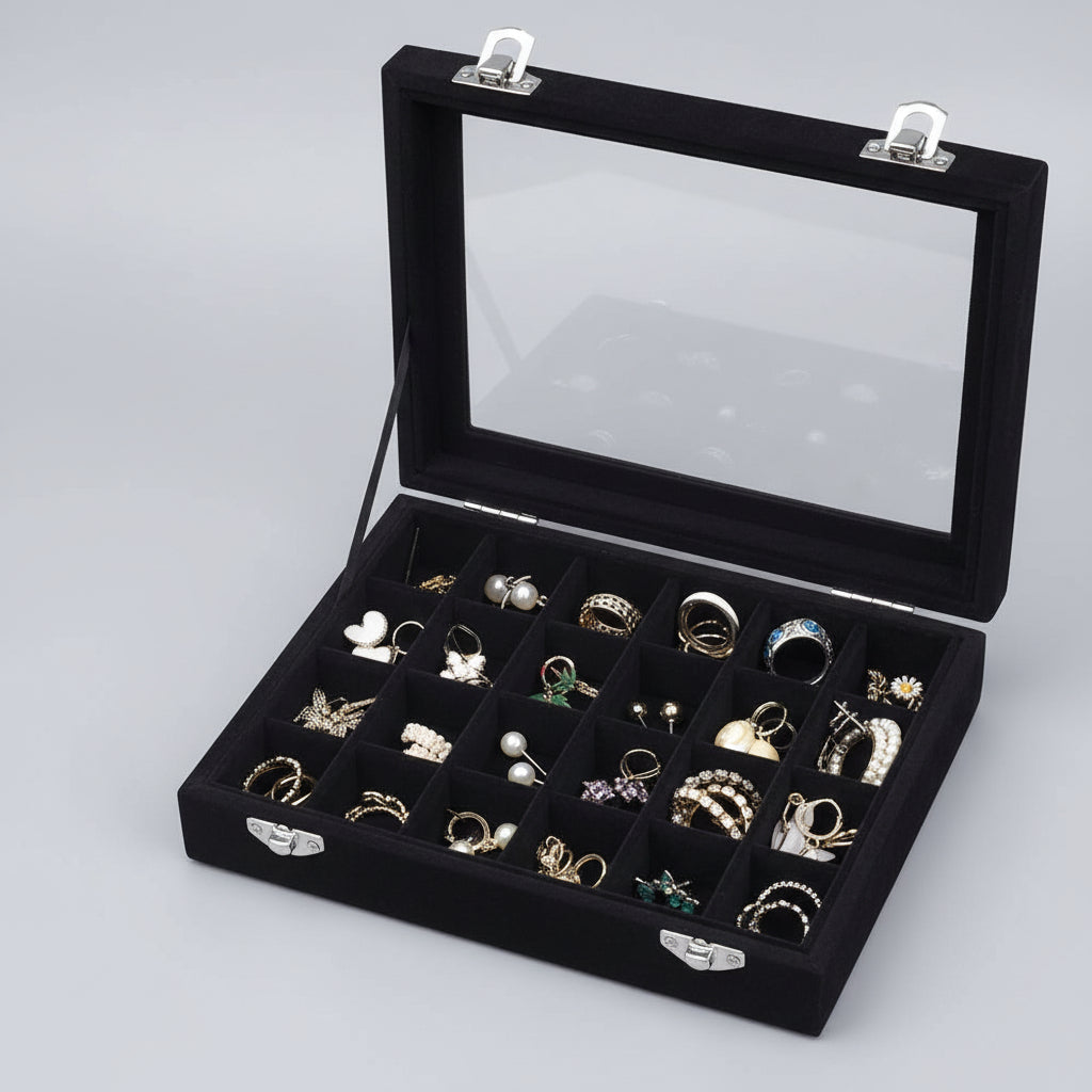 Jewelry Organizer Mothers Day Velvet Storage
