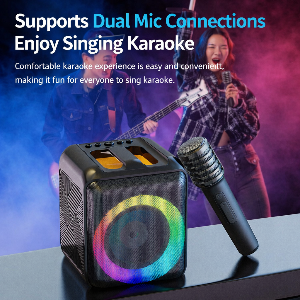 Karaoke Machine Bluetooth Portable Speaker
