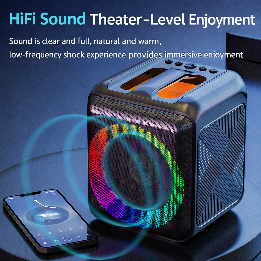 Karaoke Machine Bluetooth Portable Speaker