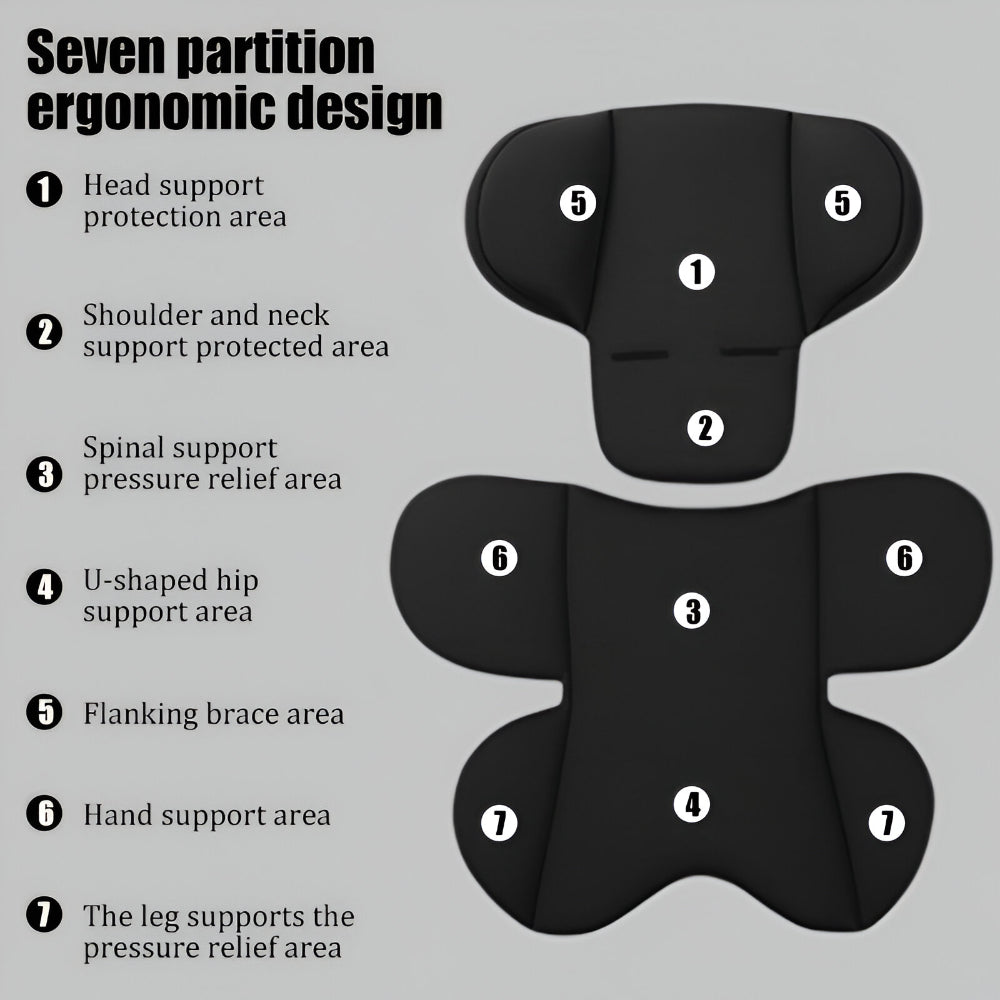 Kids Car Seat Cushion Travel Support Pad
