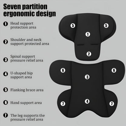 Kids Car Seat Cushion Travel Support Pad