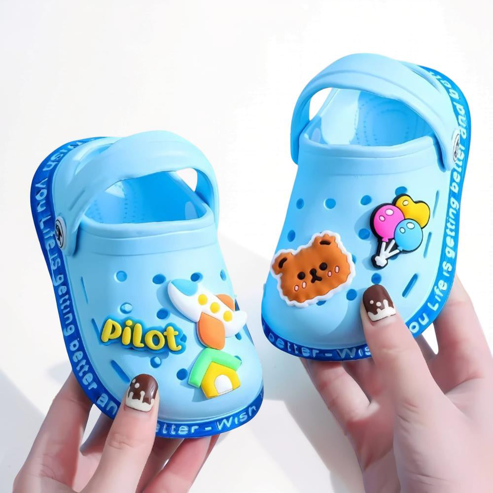 Kids Clogs Cartoon Slip On Garden Sandals