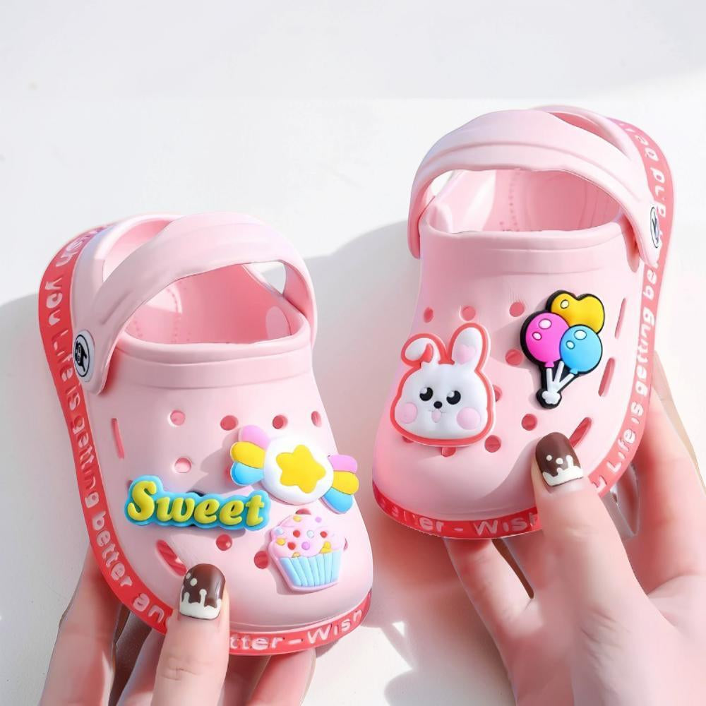 Kids Clogs Cartoon Slip On Garden Sandals