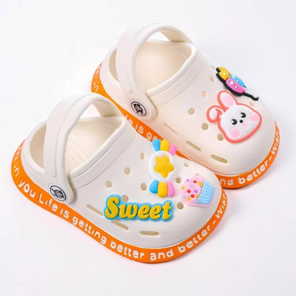 Kids Clogs Cartoon Slip On Garden Sandals