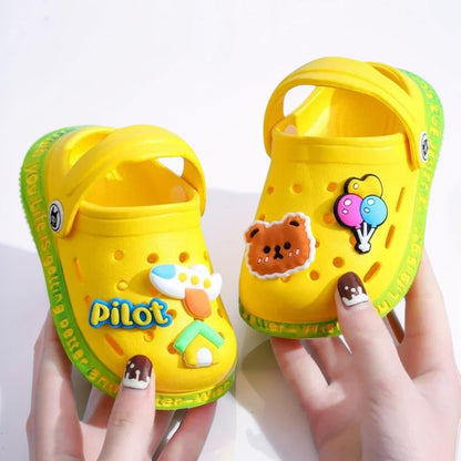 Kids Clogs Cartoon Slip On Garden Sandals