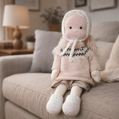 Kids Doll Toy Baby Doll Handmade Play
