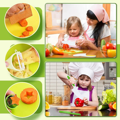 Kids Knife Set Toddler Cooking Utensils