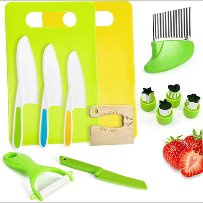 Kids Knife Set Toddler Cooking Utensils