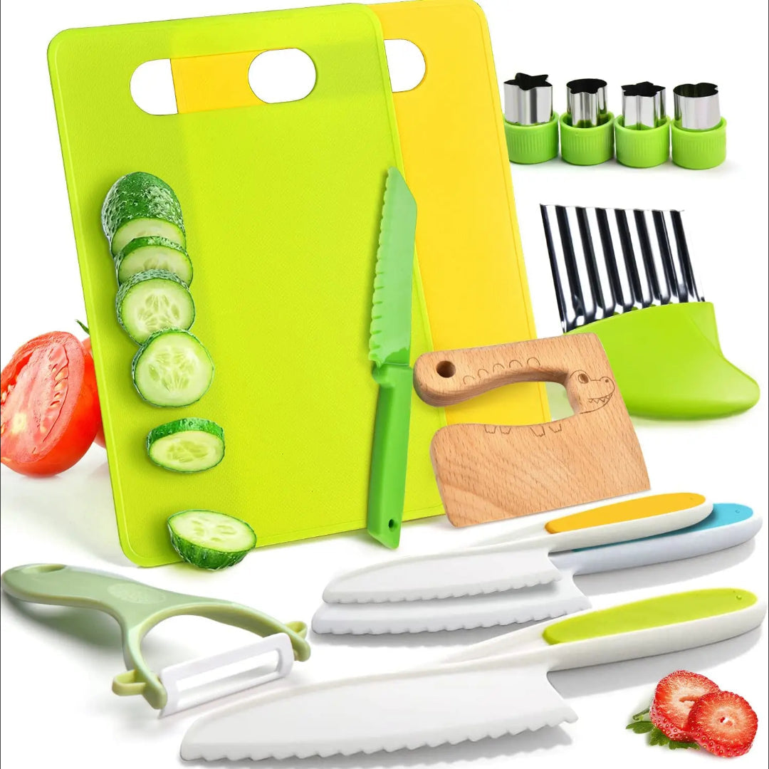 Kids Knife Set Toddler Cooking Utensils