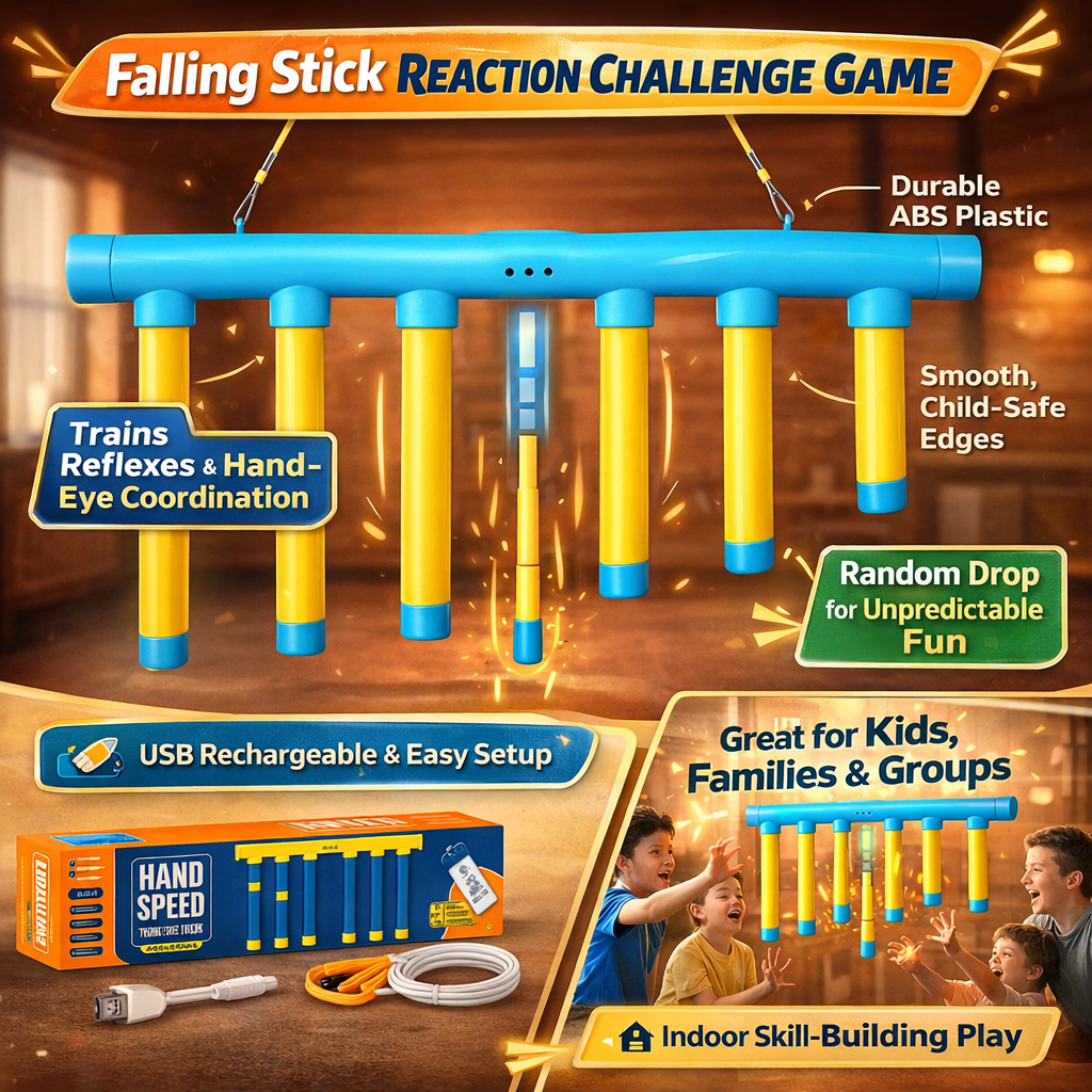 Kids Reflex Game Reaction Trainer Falling