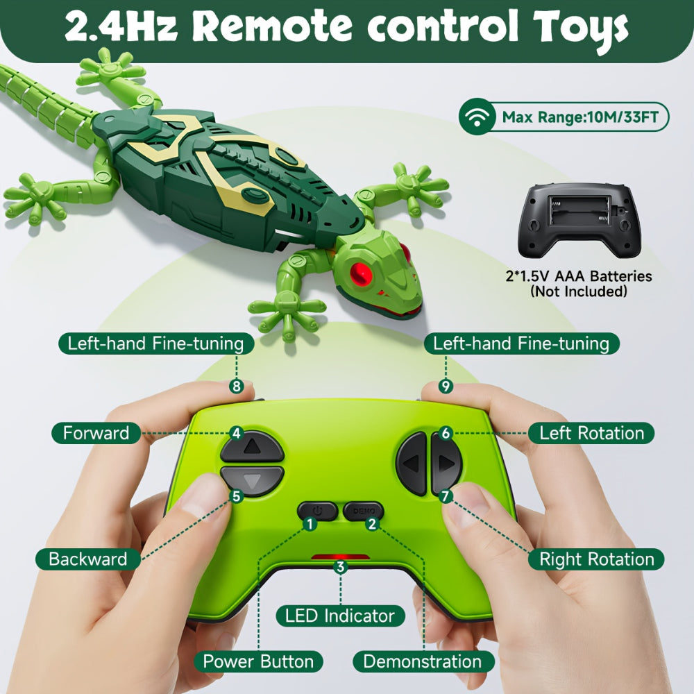 Kids Toy Remote Control Lizard Wall Climbing