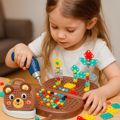 Kids Toy Montessori Building Set STEM